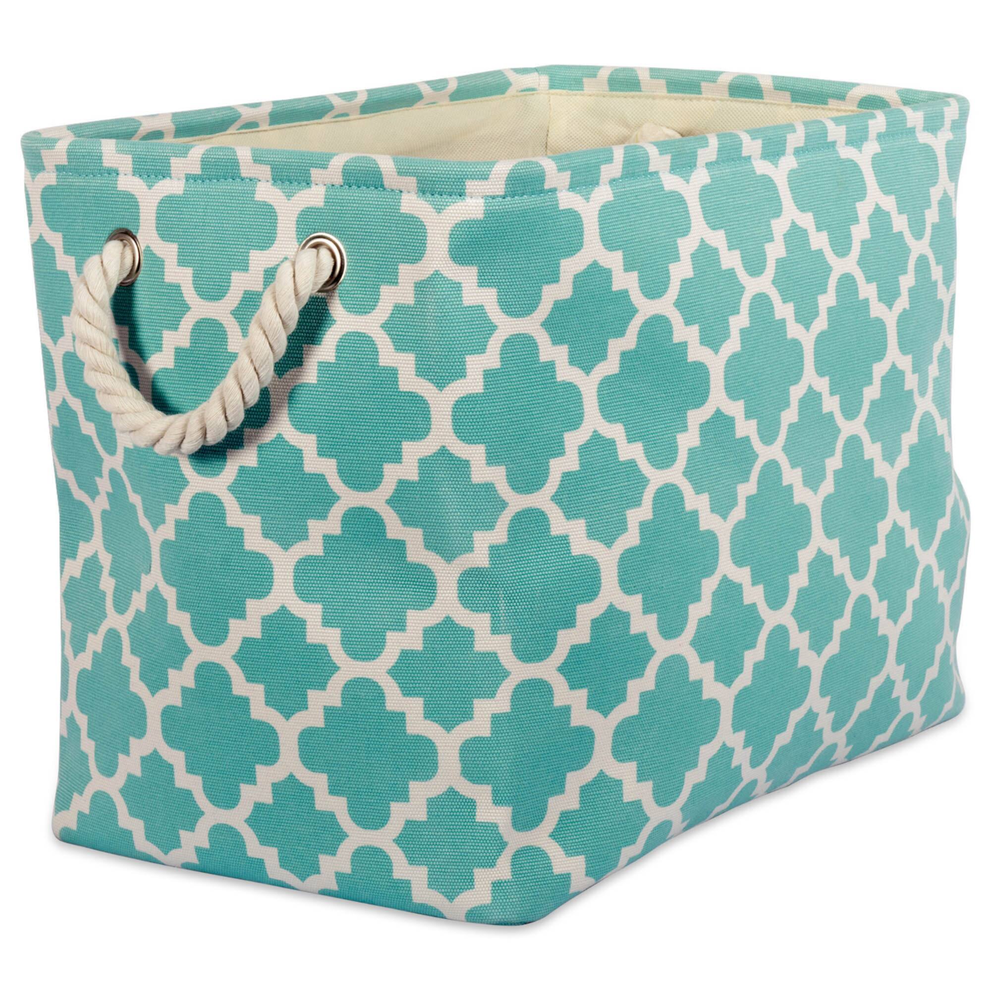 DII® Medium Rectangle Polyester Lattice Bin